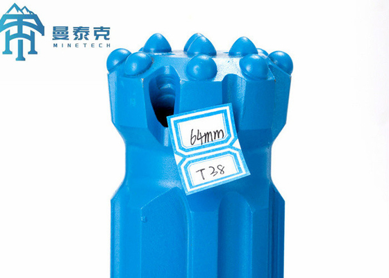 T38 Thread Retract Button Bit 64mm Jumbo Tunneling And Drifting Tool