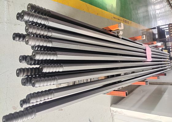 T45 M/F Thread Drill Rod for Gold Mining with Customized Color and Quenching Tempering