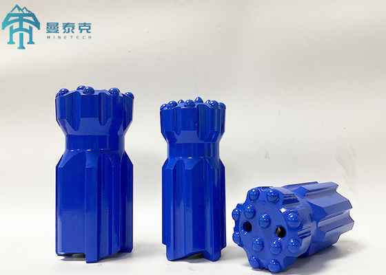 Blue Colour Flat Face T45 Retract Button Bit Quarry Drilling Tool