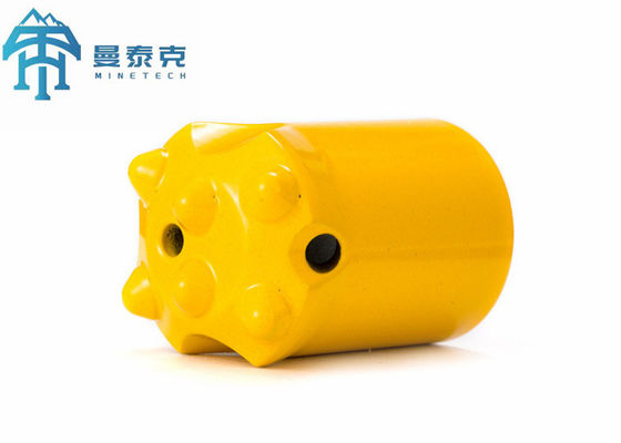 38mm Alloy Steel Ballistic Face Rock Drilling Bit with Copper Inner Skirt for Quarrying and Tunneling