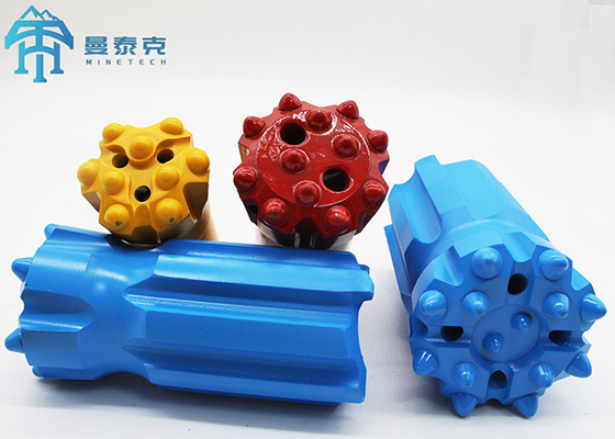 89mm T51 Carbon Steel Retractable Thread Button Bits Rock Drilling Bit