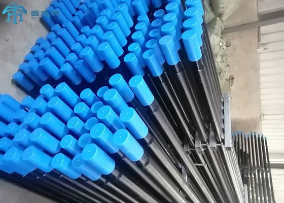 R25/R32/T38/T45/T51 Extension Threaded Drill Rod MF Rock Drilling Tools Antirust