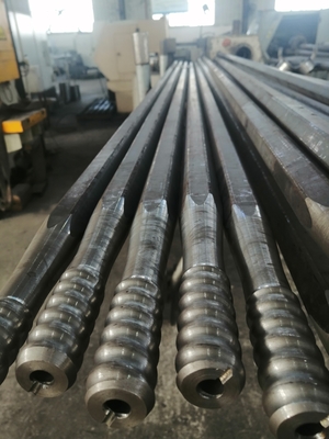 Hexagonal Type Screwed Drill Rod Customized