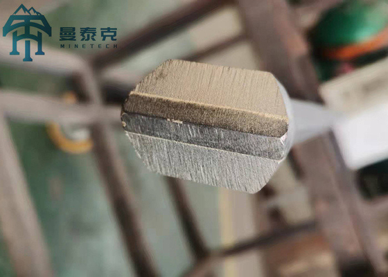 H22 108mm Hex Drill Rod Rock Drilling Hollow For Underground Mining