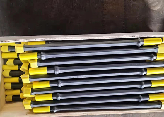 19mm Pneumatic Hexagonal Chisel Bit Integral Steel Drill Rod For Smaill Hole Drilling