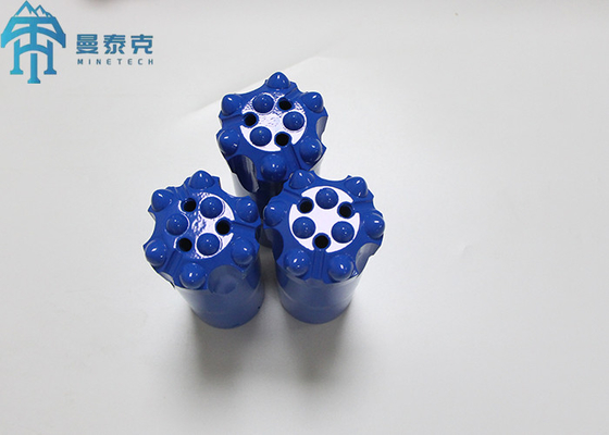 Flat Face 89mm T51 Thread Button Bit  for Underground Mining
