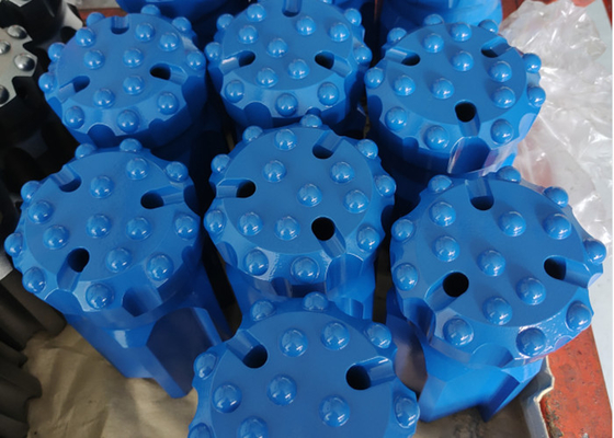 76mm T45  Normal Skirt Thread Button Bit Forging For Understand Mining