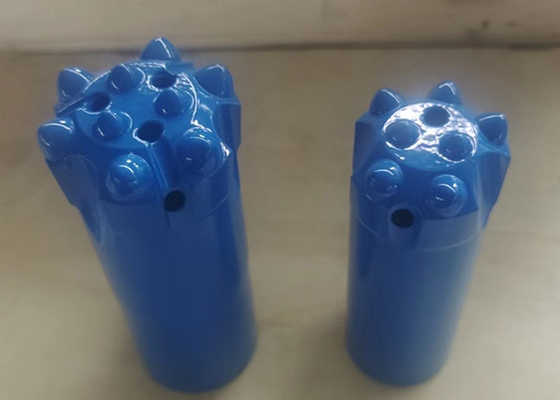 76mm T45  Normal Skirt Thread Button Bit Forging For Understand Mining
