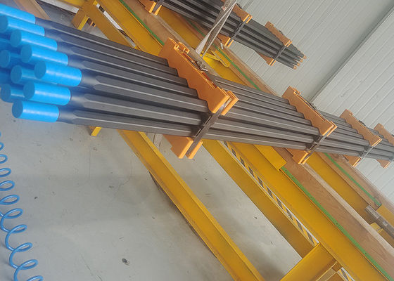 22CrNi3Mo Thread Drill Rod with 915mm-6500mm Size and Round-type Hexgonal-type for Ore Mining