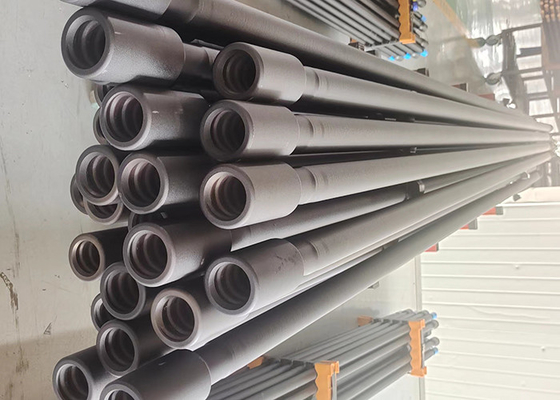 Polishing Threaded Drill Rod Essential Component For Cnc And Heat Treatment