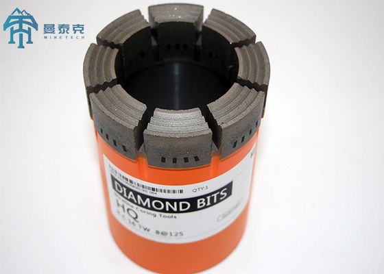 PQ Size 122mm Diameter Core Drill Bits with 65Mn Material for Hard Rock Mining