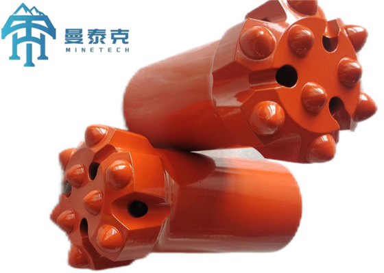 T45 Threaded Rock Drilling Bit 76mm Diamter Heat Treatment Process