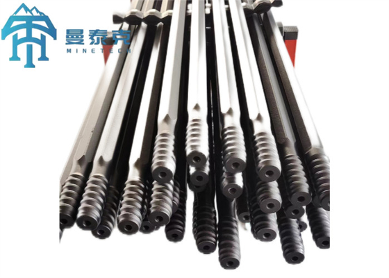 Hexagonal Body 32mm R38 Thread Drill Rod CNC Tophammer Drilling Equipment