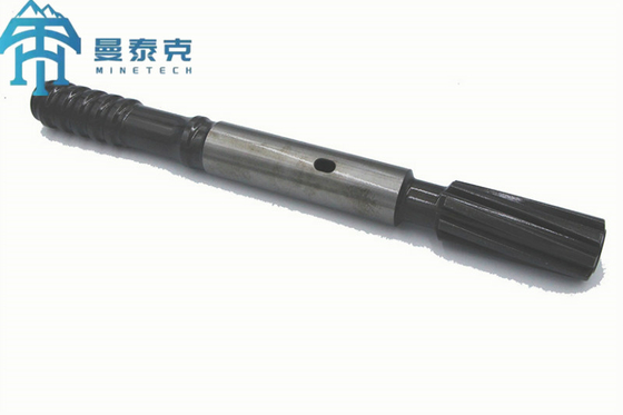 Thread T38 Shank Adapter for Tunneling Top Hammer Drill Tools with 380mm Length for Drifting and Tunneling Applications