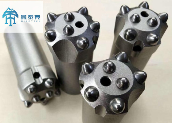 11 Degree Broca 34mm 7 Buttons Taper Drill Bit For Mining Drilling Blasting