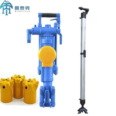 YT27 Portable Air Leg Rock Drill Machine with 34-45mm Drilling Hole Diameter 5m Depth and 27kg Lightweight Design