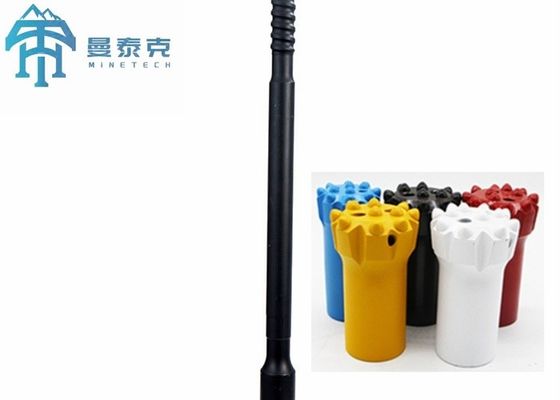 T38 Thread Drill Rod with 22CrNi3Mo Material and CNC Heat Treatment for Hard Rock Drilling