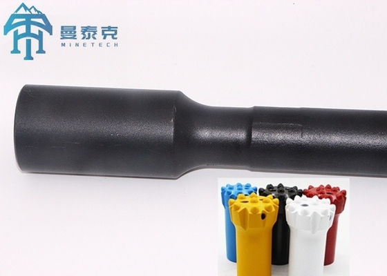 R32 Threaded Drill Rod Top Extension Thread Drill Rods For Mining Tunneling