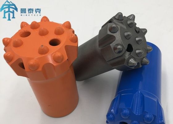 T45 76mm Thread Button Bit with Carbide Material and Customizable Color for Mining Tools