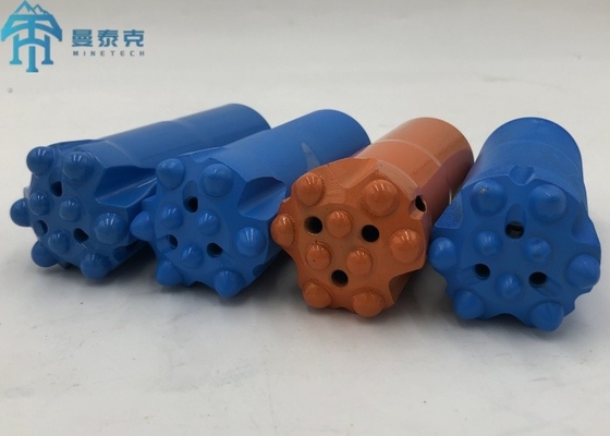 Normal Skirt T38 64mm Thread Button Bit With CNC Milling Heat Treatment