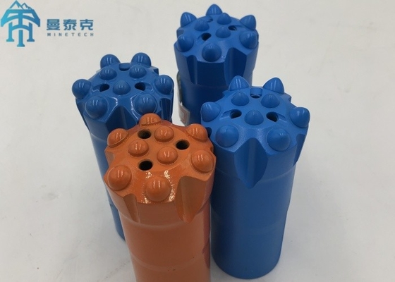 Red Color Thread Button Bit Perfect Design For Soft To Medium Hard Rock Formations