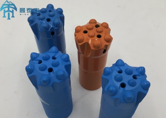 Tungsten Threaded Drill Button Bits 41mm R32 For Mining
