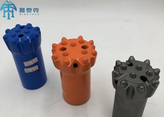 Ballistic Button T45 76mm Thread Button Bit For Mining and Blasting