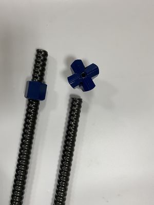 Self Drilling Anchor System Full Threaded R25n Hollow Anchor bar Anchor Bolt R25 Anchor Rods Full Thread Rebar Bolt for Coal