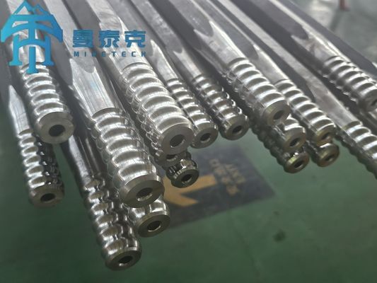 T45 3050mm CNC Machined Thread Drill Rod with Holistic Carburization for Rock Drilling