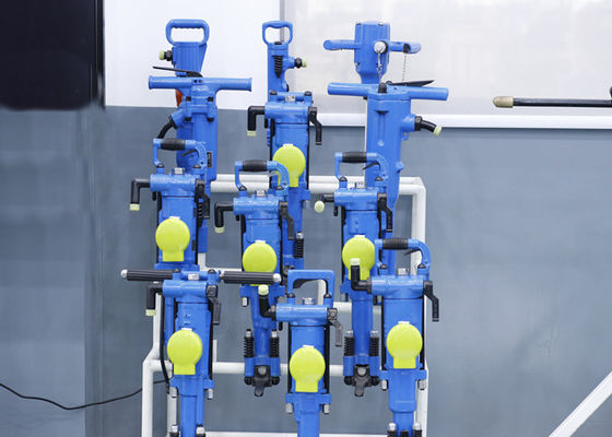 Portable YT29A Pneumatic Rock Drill with 5m Drilling Depth and 27kg Weight for Mining and Quarrying