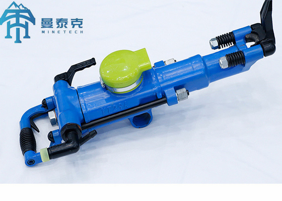 YT28 Model Air Legged Pneumatic Rock Drilling Machine with 50mm Drilling Diameter and Max 20m Depth