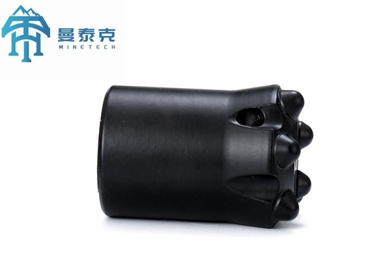 Black Tapered Button Bit With Galvanized And High Speed Steel