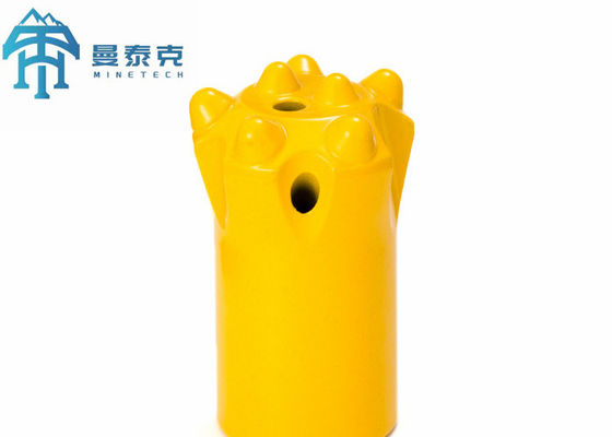 36mm 11 Degree Tapered Button Bit with 1 or 2 Flushing Holes and 4-8 Buttons for Rock Drilling and Blasting