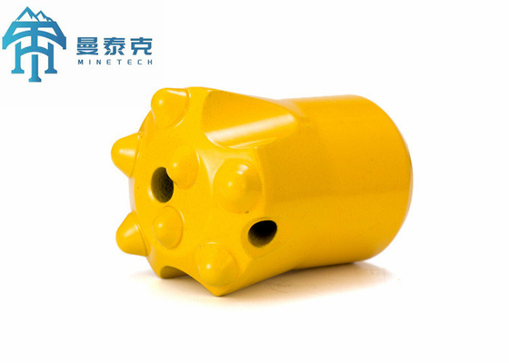 11 Degree Broca 32mm 6 Buttons Taper Drill Bit For Mining Tunnling Blasting