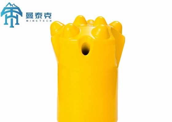 11° 38mm 7 Buttons Tapered Button Bit For Hard Rock Granite Drilling