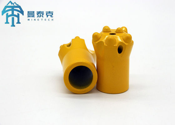 36mm Flat Face Tapered Button Bit with 7° Angle and Tungsten Carbide Coating for Durable Rock Drilling