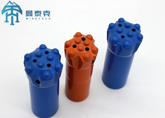Precision Tapered Button Bit Short Skirt Carbide Steel Drill Bit with Custom Button Number 7°/11° Taper
