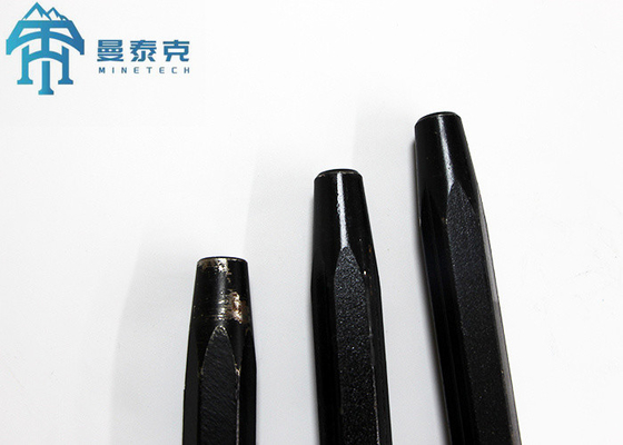 H22 1000mm Rock Drilll Tool Hexagon Mining Shank 12 Degree Tapered Drill Taper Rod