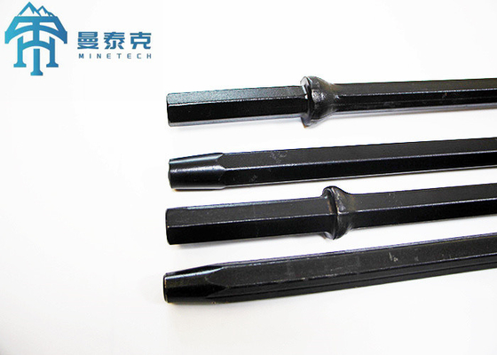 Top Hammer Rock Drill H22 7 Degree Taper Drill Rod For Mining Tunneling Shank Hex 22*108mm