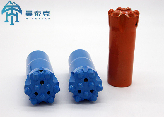 Alloy Steel 64mm T38 Rock Drilling Bit Spherical / Ballistic Shape