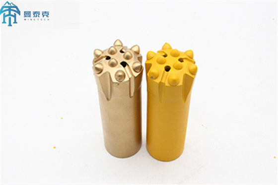 Button R32 51mm Rock Drilling Bit Tungsten Carbide Thread