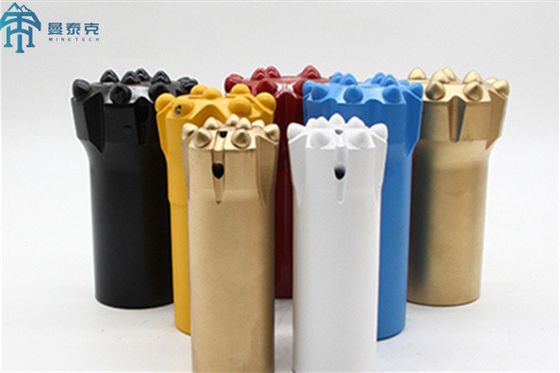 T38 64mm 10 Rock Drill Button Bits For Mining Construction