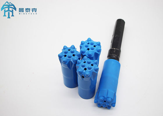 76mm T51 Top Hammer Thread Button Bit with 15 Buttons for Rock Drilling in Carbon Steel Forging