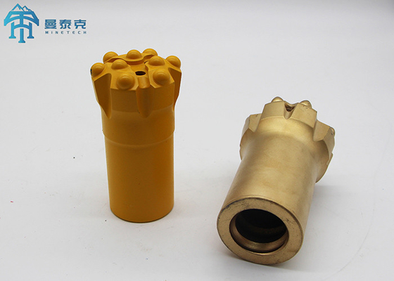 Spherical Thread Button Bit with 3 Flushing Holes for Mining and Quarrying CNC Milling and Heat Treatment Process