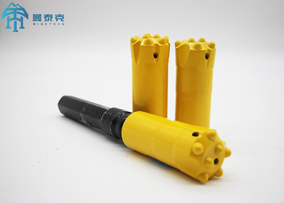 R32  Thread Button Bit 45mm For Tunneling Quarrying