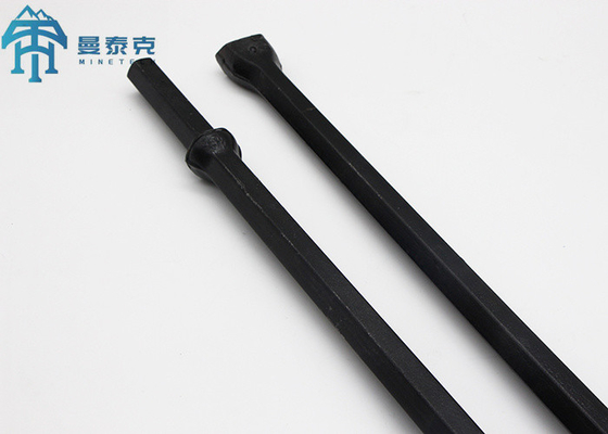 Hex Hollow H25 Integral Drill Rod with 40SiMnCrNiMo Steel and Stainless Steel Flushing Tube for Rock Drilling