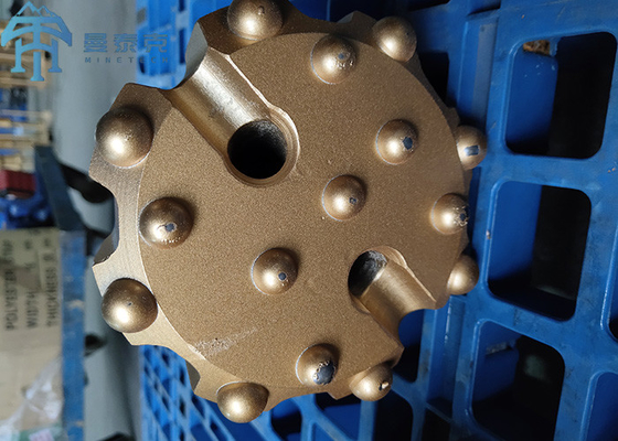 High Manganese Steel Rock Drill Bit ND35 85mm For Quarry Benching