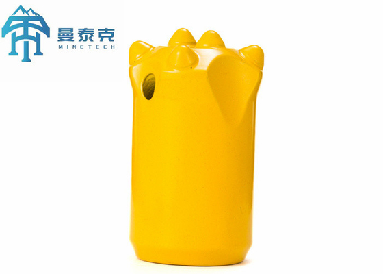 32mm Tapered Button Bit with 1 or 2 Flushing Holes and 4-8 Buttons for Hot Pressure Processing