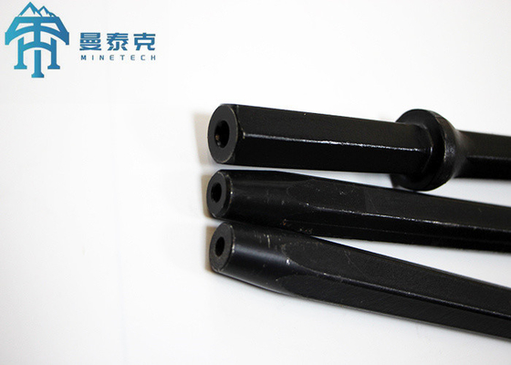 H22 H25 Taper Drill Rod 7 11 12 Degree  For Drilling In Hard Rock