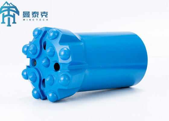 ST58 Threaded Button Bits , CNC 115MM Carbide Rock Drill Bits